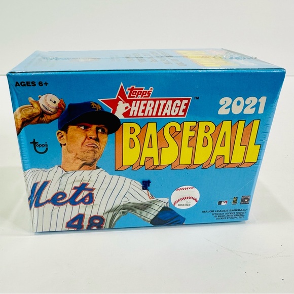 Topps Other - 🎀 TOPPS HERITAGE 2021 BASEBALL FACTORY SEALED ⚾️ NEW IN BOX BASEBALL CARDS